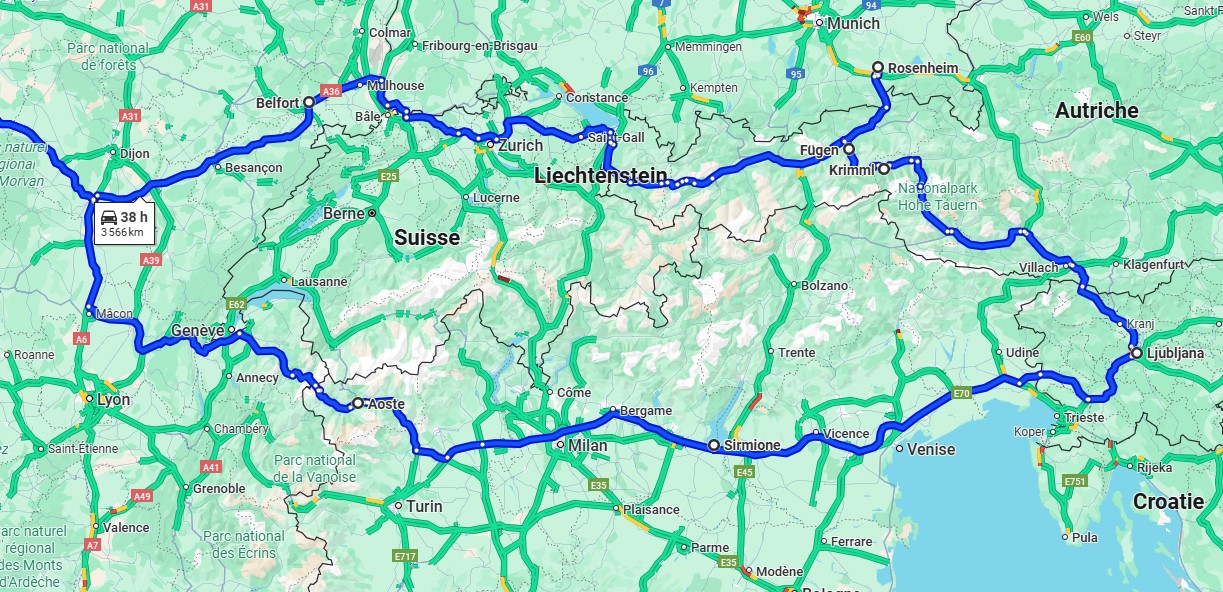 Carte du circuit bbvae